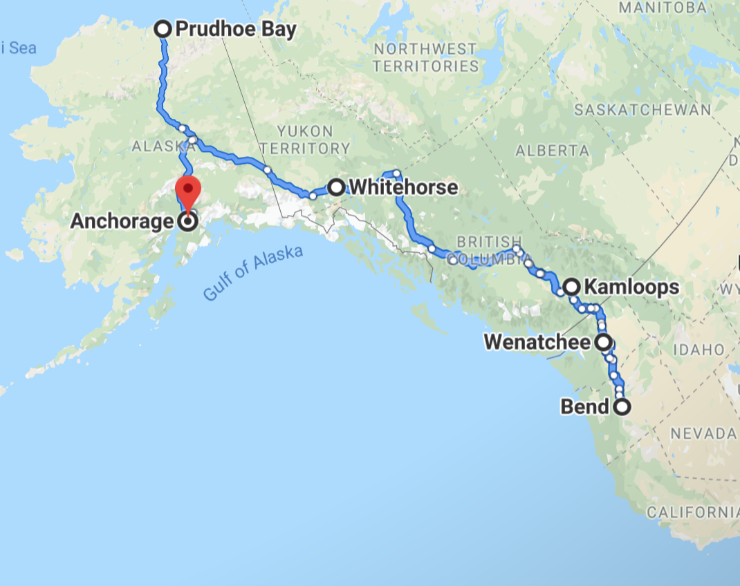 Bend on Up to Alaska Through Prudhoe Bay
